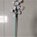 Artificial Cotton Stem for Decor